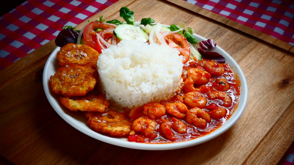 Costeño o Enchilado de camarones de la franquicia Aires de Trapiche