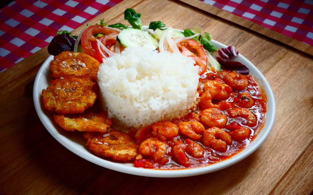 ¿Qué es el enchilado de camarones de Aires de Trapiche?