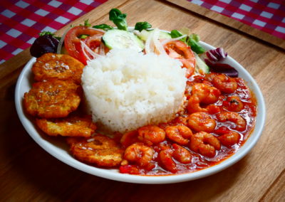 Costeño o Enchilado de camarones de la franquicia Aires de Trapiche